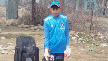 Fourteen-Year-Old Sharik Yasir, Belonging From Kulgam District Of Jammu and Kashmir, Becomes Youngest Player to Get Sold in Indian Street Premier League 2024 Auction